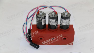徐工挖掘機(jī)配件電磁閥組3KWE5G-20/G24W-340，挖掘機(jī)配件批發(fā)